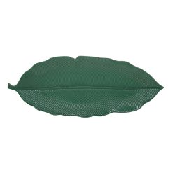 Easylife R2051/LEGR Serving Plate 47*19 Trop."Trop.Leaves Gn