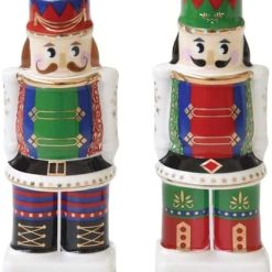 Easylife R2191/NUTC Porcl.Salt/Pepper Set H9Cm "Nutcracker"