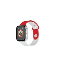 Porodo D-ENGSTP-RWH Lifestyle World Cup Series Silicone Strap ENG-White+Red