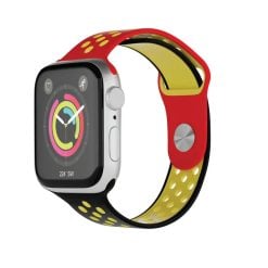 Porodo D-GERSTP-RBY Lifestyle World Cup Series Silicone Apple Watch Strap 42/44/45mm -Germany