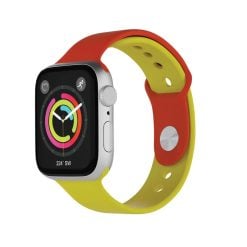 Porodo D-SPASTP-RYL Lifestyle World Cup Series Silicone Apple Watch Strap 42/44/45mm - Spain