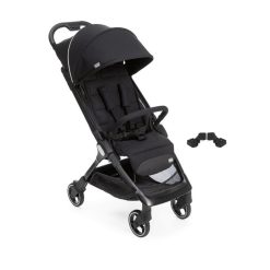Chicco WE 79885.95+79729 Stroller with Adaptor, Black