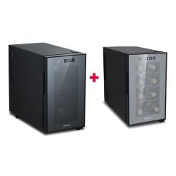 G3 Ferrari DSCH100C01 Humidor Cigar Humidifier 100 Cigars  +  G3 Ferrari DSWC08B01 Wine Cooler 8 Bottles