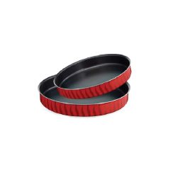 Tefal J5716783 Les Specialistes Kebbe Oven Dish Set Red Aluminium 30/34 Cm