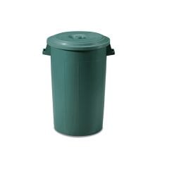 Stefanplast 25138 Dustbin 120L Green Met. W/Lid