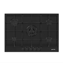 Smeg PX375MB  Gas Hob Classica Black Matt 75 cm