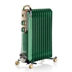 Ariete  839/04 Vintage 11 Element Oil Radiator Green