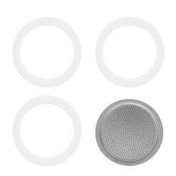 Bialetti 0800032 Espresso Maker Gasket with Filter Plate For 2 Cups Models