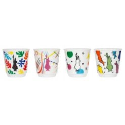 Bialetti Y0TZ109 Espresso 4 Pcs Porcelain Cup