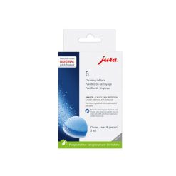 Jura 24225 3-phase cleaning tablets (pack of 6 pcs.)