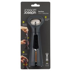 Joseph Joseph 20173 BarStar 3-in-1 Grey Corkscrew