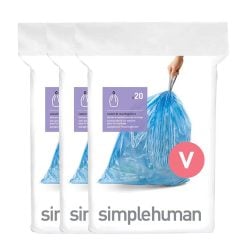 SimpleHuman CW0298 Liner Code V 16 to18L Pack of 20