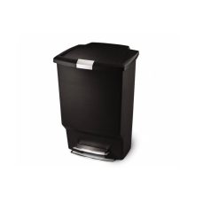 SimpleHuman CW1371 Rectangular Pedal Bin Plastic Black 45L