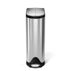 SimpleHuman CW2058 Butterfly Pedal Bin Brushed Steel 18L