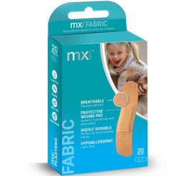 Medinox MX76108 Plasters Fabric Strips 20Pcs