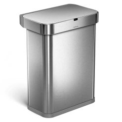SimpleHuman ST2022 Rectangular Sensor Bin with Voice & Motion Sensor