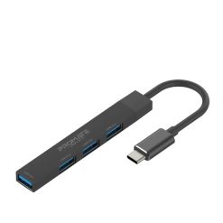 Promate LiteHub-4  4-in-1 Multi-Port USB-C Data Hub