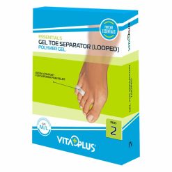 VitaPlus VP66331 Gel Toe Separators ( Looped) S/M 2 Pc