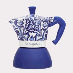 Bialetti 0005357 Moka Induction 6 Cups D&G Blu Mediterraneo “Exclusively at Beytech”