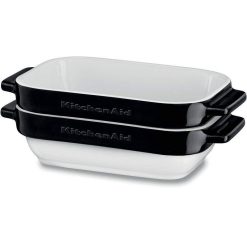 KitchenAid KBLR02MBOB Ceramic Stacking Mini Baker 2 Pcs