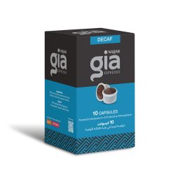 Capsule GIA Decaf Ground 7 Grs/ 10Pcs