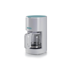 Ariete 1394/01 Drip Coffee White/Blue, 12 Cups, 40Min Auot-Shut-off, 900W