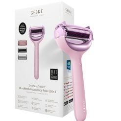 GESKE 000042 MicroNeedle Face & Body Roller | 9 in 1+ Free Travel bag