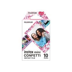 Fujifilm Instax Mini Film – 1 Pack (10 Sheets) – Confetti Edition