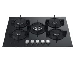 Ariston Ags72Sbk  Built In Gas Hob 73Cm Black Glass