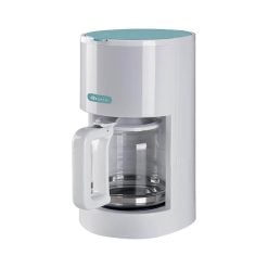 Ariete 1394/01 Drip Coffee White/Blue, 12 Cups, 40Min Auot-Shut-off, 900W