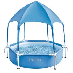 Intex 28209NP Metal Frame Pool D 1.83 x 0.38m with Canopy