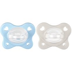 Chicco 73088.61 D- Soother Ph. Dual Soft 2-6M 2Pces -Blue-