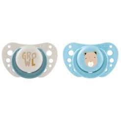 Chicco 75031.32 D- Soother Air Sil 2-6M 2Pces -Light Blue-