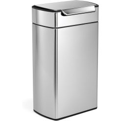 Simplehuman CW2014 40L Rectangular Touch-Bar Kitchen Bin