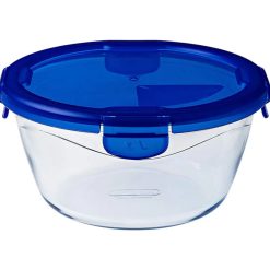 Pyrex 894PGPB Cook & Go Glass Round Dish with Lid 0.2L
