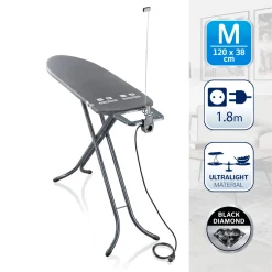 Leifheit 72484 ironing board air board m black plus vde