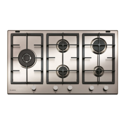 Ariston AM92FIX 5 Gas Burners , 90 Cm , Cast Iron , Inox