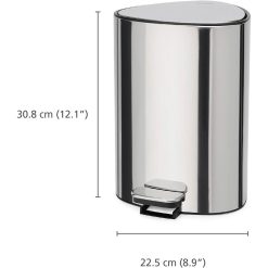 Joseph Joseph 70596 easystore luxe 5L pedal bin s/s - Image 3