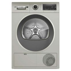 Bosch WQG1420XME Series 4 heat pump dryer 9 kg Silver inox