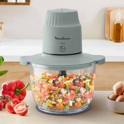 Alternative view of Moulinex DJ603127 Mini Chopper 500W – 1L Glass, 2 Speeds, 4 Blades