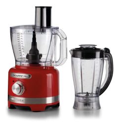 Ariete 1782/00 Food Processor 3L,Blender+Juicer,1000W, Red