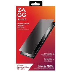 ZAGG Invisible Shield Flex Privacy Matte B Samsung S24 Ultra 6.8 Ultra Screen intl