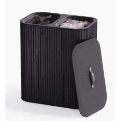 Joseph Joseph 5000005 Tota Luxe 90L Laundry Basket Black