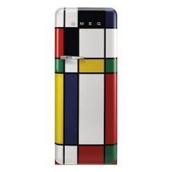 Smeg FAB28 Retro 50s Refrigerator  Right-Multicolor