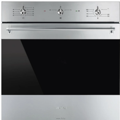 Smeg SF63M3GVX Built-in Gas Oven  Stainless Steel 60CM