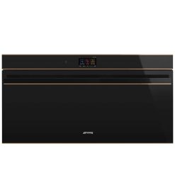 Smeg SFPR9604TNR Built-in Oven Reduced heightThermo-ventilated -90cm Black