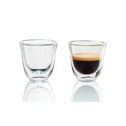 Delonghi Double Wall Borosilicate Thermal Glasses For Espresso 60Ml - Set Of 2