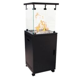 Perfetto PRFOD4  Square fire pit with glass view