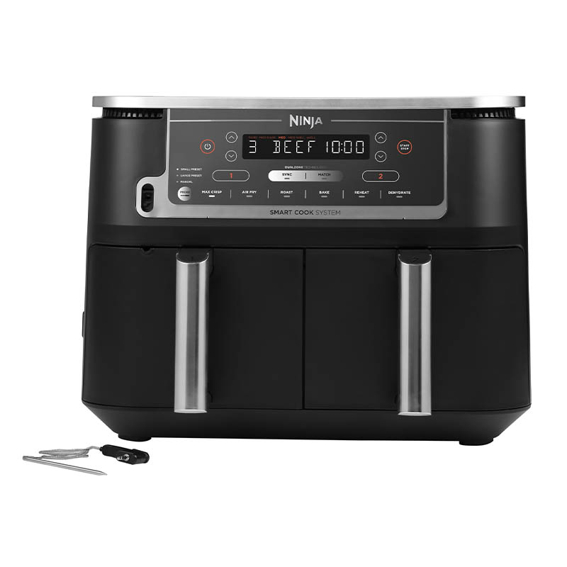 Ninja Airfryer Dual Zone with thermometer 9,5 L 2470w