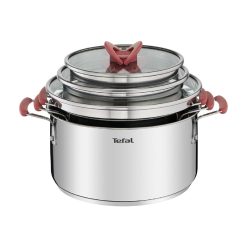 Tefal G720S674 Set of 6 Stewpots 18/20/24 cm with Lid